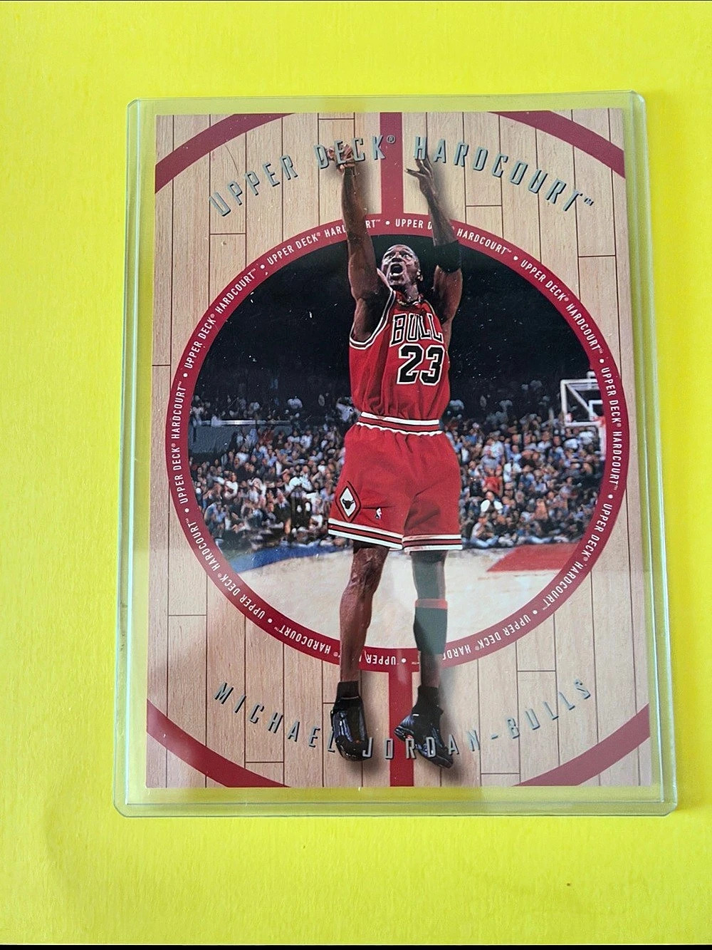 Upper Deck 1998 Upper Deck Hardcourt Michael Jordan Jumbo #23-G 1998 Hardcourt